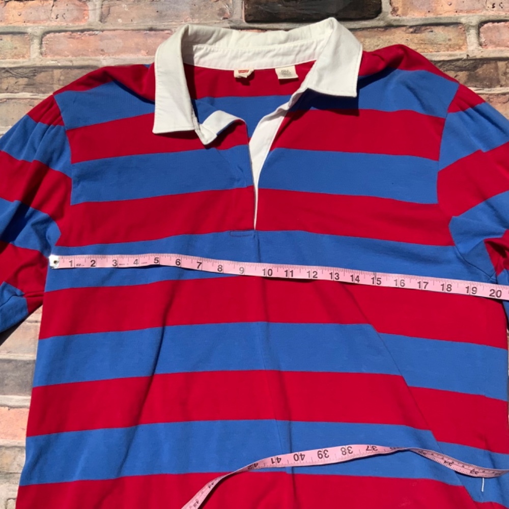 Levi’s Rudie Oversized Striped Rugby Shirt - Picture 5 of 7